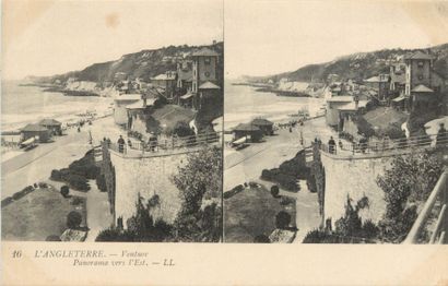 209 CARTES POSTALES ETRANGERS : Vues Stéréoscopiques...