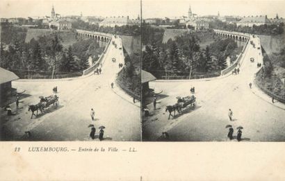 209 CARTES POSTALES ETRANGERS : Vues Stéréoscopiques...
