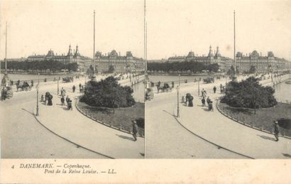 209 CARTES POSTALES ETRANGERS : Vues Stéréoscopiques...