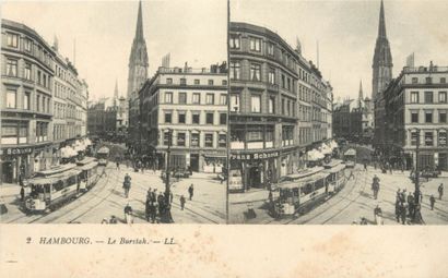 209 CARTES POSTALES ETRANGERS : Vues Stéréoscopiques...