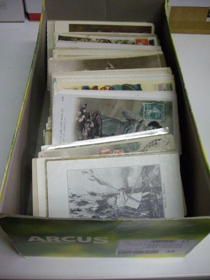580 CARTES POSTALES FANTAISIES : Divers Thèmes,...