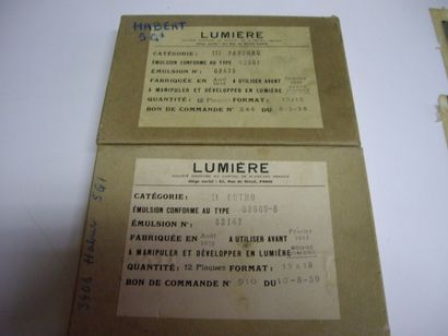 46 PLAQUES DE VERRE & NEGATIFS : 37 Plaques...