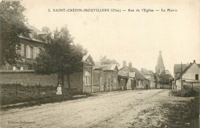 167 CARTES POSTALES & DOCUMENTS OISE : 151cp/sm,...