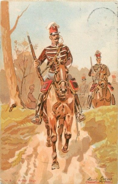 52 CARTES POSTALES MILITARIA : Belgique-35cp,...