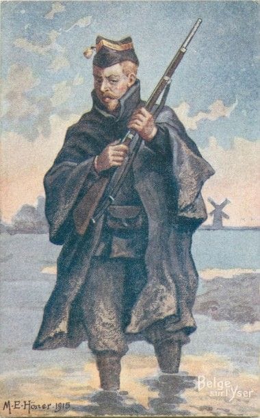 52 CARTES POSTALES MILITARIA : Belgique-35cp,...
