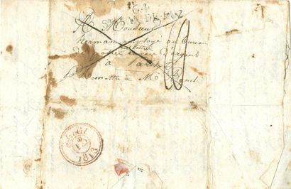 Lieutenant Agnel. 5 L.A.S. +1 lettre. 1809-1813....