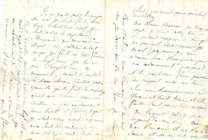 Lieutenant Agnel. 5 L.A.S. +1 lettre. 1809-1813....