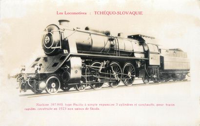 72 CARTES POSTALES GARES & TRAINS : Dont