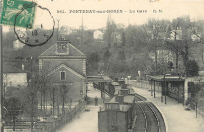 72 CARTES POSTALES GARES & TRAINS : Dont