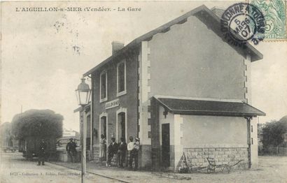 72 CARTES POSTALES GARES & TRAINS : Dont