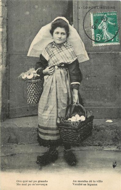112 CARTES POSTALES FOLKLORE : Limousin....