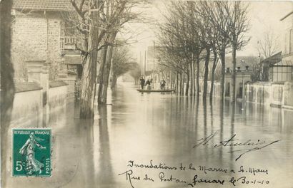 23 CARTES PHOTOS CATASTROPHE : Inondations...