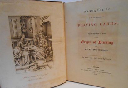 SINGER (Samuel Weller). Researches into the...