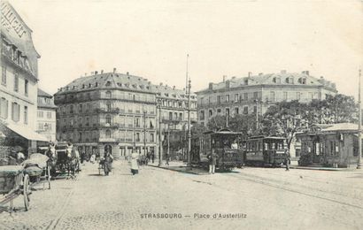 64 CARTES POSTALES EST : Dépts 57-2cp, 67-18cp,...