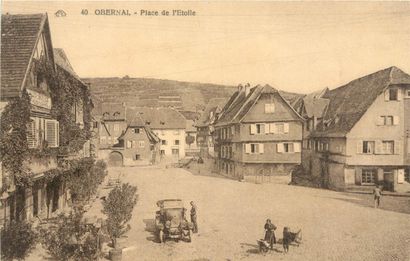 64 CARTES POSTALES EST : Dépts 57-2cp, 67-18cp,...