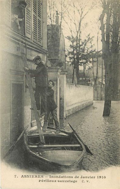40 CARTES POSTALES CATASTROPHE : Inondations...
