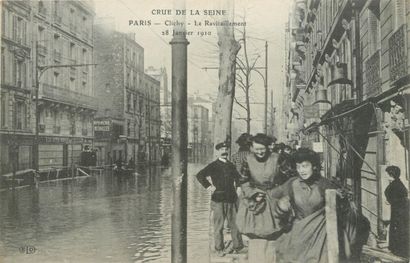 40 CARTES POSTALES CATASTROPHE : Inondations...