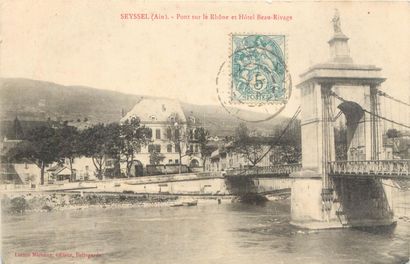 67 CARTES POSTALES AIN : Villes, qqs villages,...