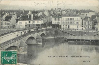 86 CARTES POSTALES AISNE : Villes, qqs villages,...