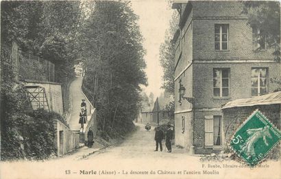 86 CARTES POSTALES AISNE : Villes, qqs villages,...