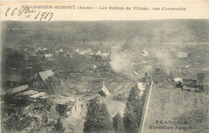 86 CARTES POSTALES AISNE : Villes, qqs villages,...