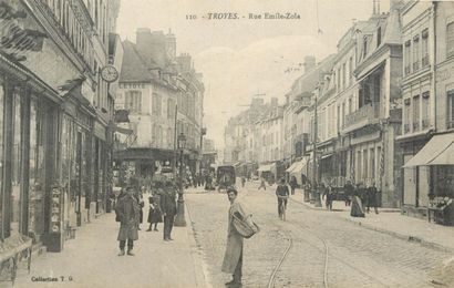 80 CARTES POSTALES AUBE : Villes, qqs villages,...