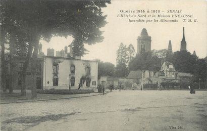 73 CARTES POSTALES OISE : Villes, qqs villages,...