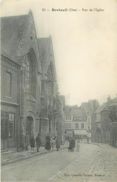 73 CARTES POSTALES OISE : Villes, qqs villages,...