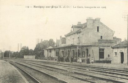50 CARTES POSTALES GARES : Divers Départements....