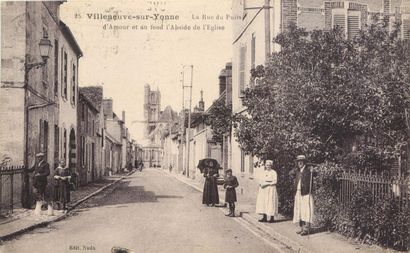 124 CARTES POSTALES YONNE : Villes, qqs villages,...