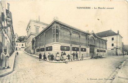 124 CARTES POSTALES YONNE : Villes, qqs villages,...