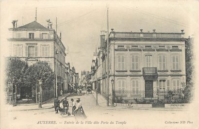 124 CARTES POSTALES YONNE : Villes, qqs villages,...