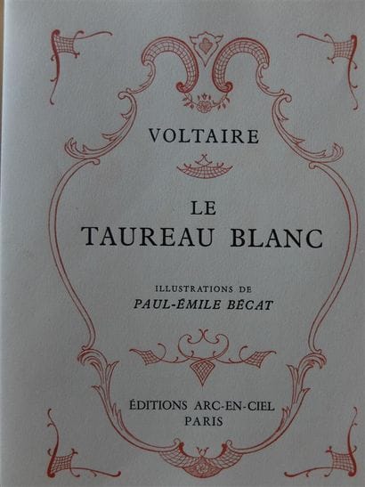 VOLTAIRE. Oeuvres. Paris, édition Arc en...