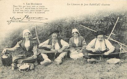 31 CARTES POSTALES FOLKLORE : Les Chansons...