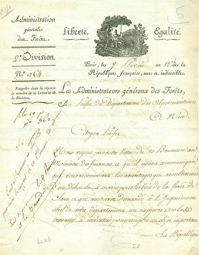 [Eaux & Forêts]. 2 lettres.