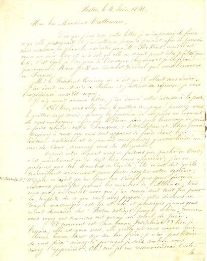 Comte Siméon. L.A.S. Nivôse an 5 (1797)....