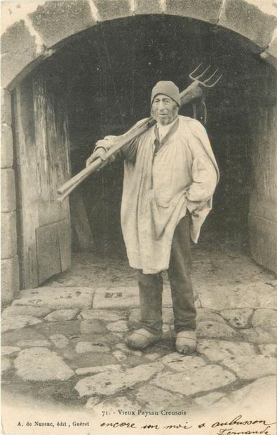 13 CARTES POSTALES FOLKLORE : La Creuse....