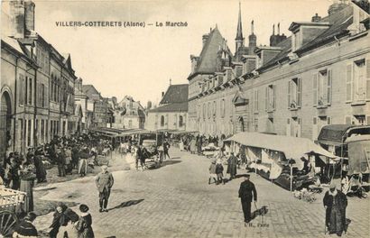 503 CARTES POSTALES AISNE : Villes, qqs villages,...