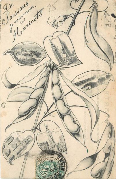 503 CARTES POSTALES AISNE : Villes, qqs villages,...