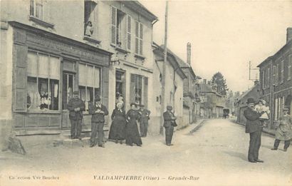 414 CARTES POSTALES OISE : Villes, qqs villages,...