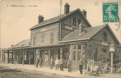 414 CARTES POSTALES OISE : Villes, qqs villages,...