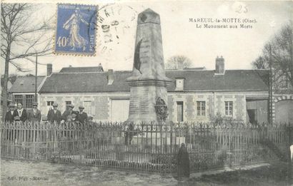 414 CARTES POSTALES OISE : Villes, qqs villages,...