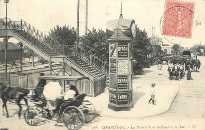 414 CARTES POSTALES OISE : Villes, qqs villages,...