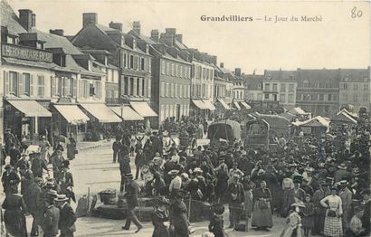 414 CARTES POSTALES OISE : Villes, qqs villages,...