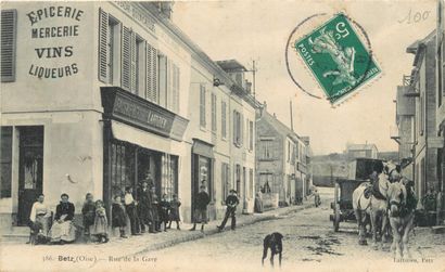 414 CARTES POSTALES OISE : Villes, qqs villages,...
