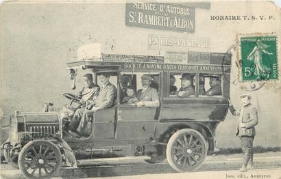 16 CARTES POSTALES ATTELAGES & AUTOMOBILES...
