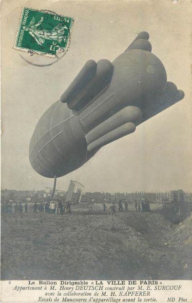 28 CARTES POSTALES LOCOMOTION AERIENNE :...