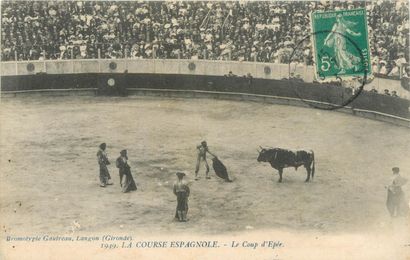 42 CARTES POSTALES FETES, SPORTS & TAUROMACHIE...