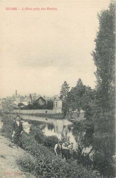 59 CARTES POSTALES AISNE : La Ville de Guise....