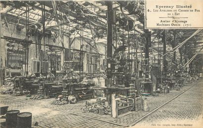 16 CARTES POSTALES INDUSTRIES : Diverses....